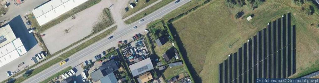 Zdjęcie satelitarne Długa ul.