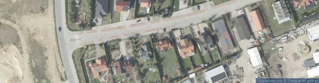 Zdjęcie satelitarne Długa ul.
