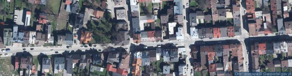 Zdjęcie satelitarne Długa ul.