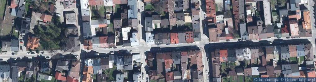 Zdjęcie satelitarne Długa ul.