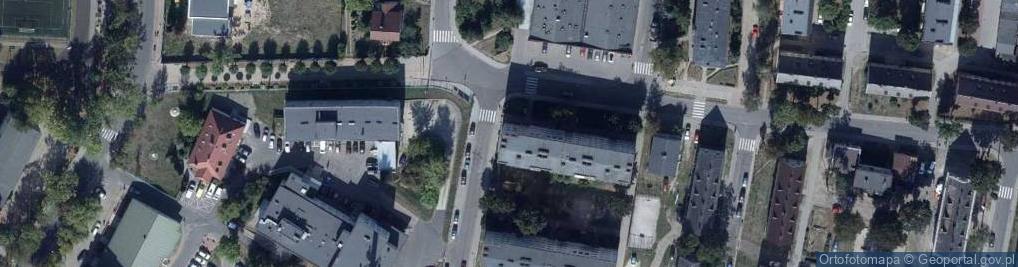 Zdjęcie satelitarne Dłutka Wł. Franciszka, dr. ul.