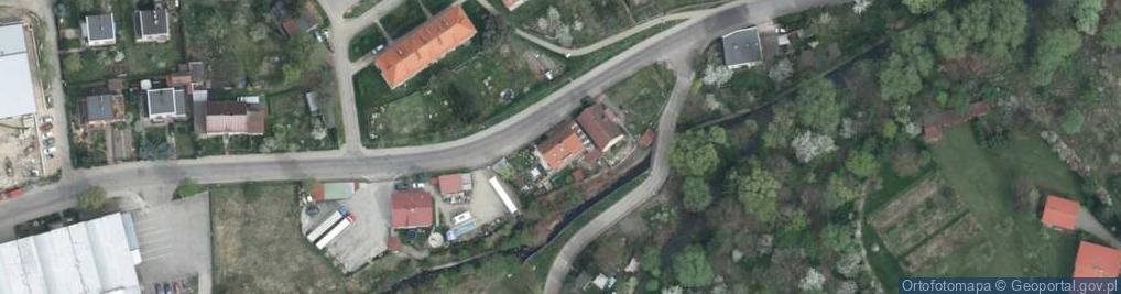 Zdjęcie satelitarne Długa ul.
