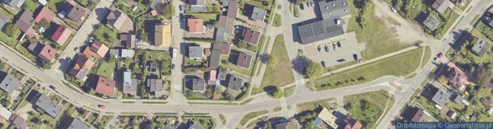 Zdjęcie satelitarne Długa ul.