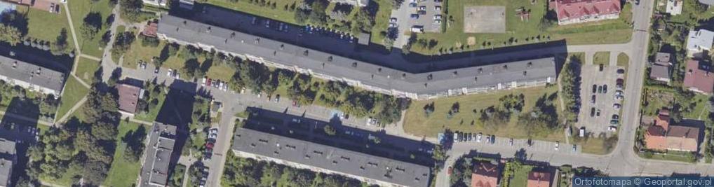 Zdjęcie satelitarne Długa ul.