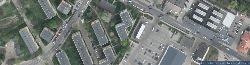Zdjęcie satelitarne Długa ul.