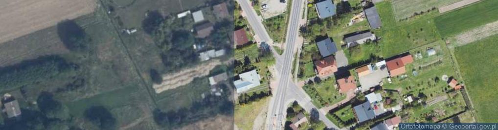 Zdjęcie satelitarne Długa ul.