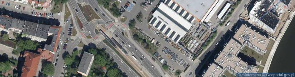 Zdjęcie satelitarne Długa ul.