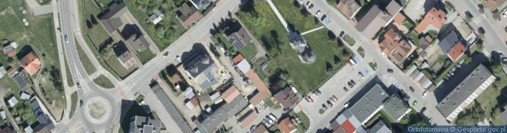 Zdjęcie satelitarne Długa ul.