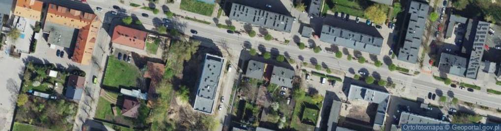 Zdjęcie satelitarne Długa ul.
