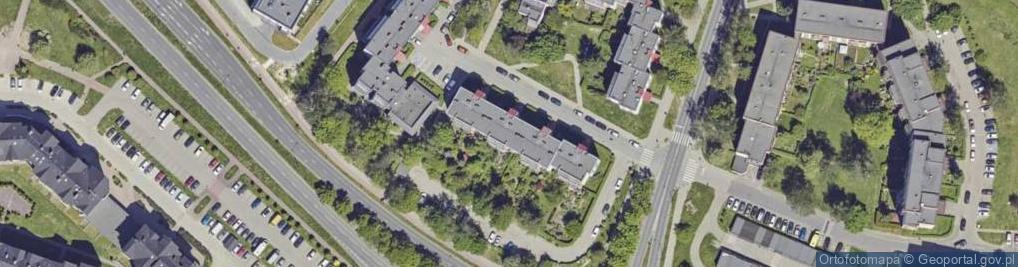 Zdjęcie satelitarne Dmowskiego Romana ul.
