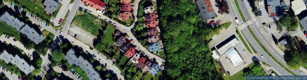 Zdjęcie satelitarne Doliny Miętusiej ul.