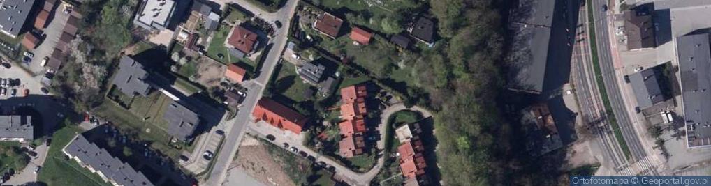 Zdjęcie satelitarne Doliny Miętusiej ul.
