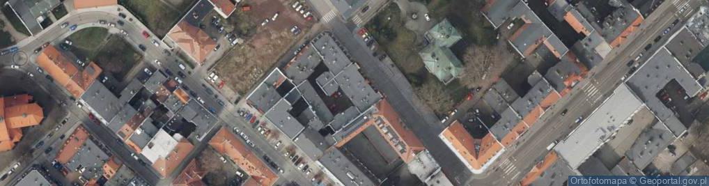 Zdjęcie satelitarne Dolnych Wałów ul.