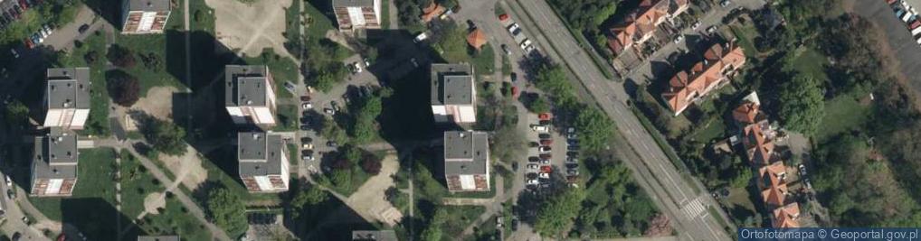 Zdjęcie satelitarne Dokerska ul.