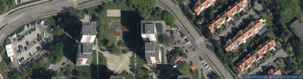 Zdjęcie satelitarne Dokerska ul.