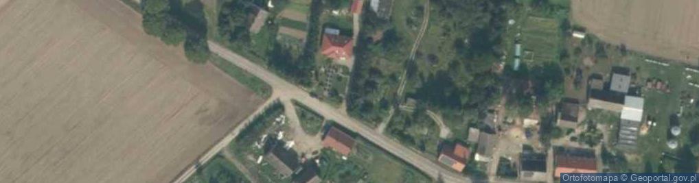 Zdjęcie satelitarne Drawień ul.