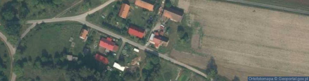 Zdjęcie satelitarne Drawień ul.