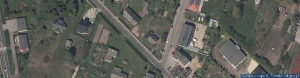 Zdjęcie satelitarne Drużbice-Kolonia ul.