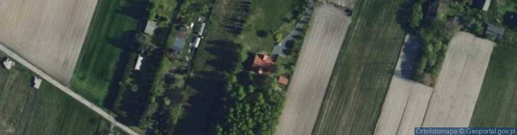 Zdjęcie satelitarne Drużbice-Kolonia ul.