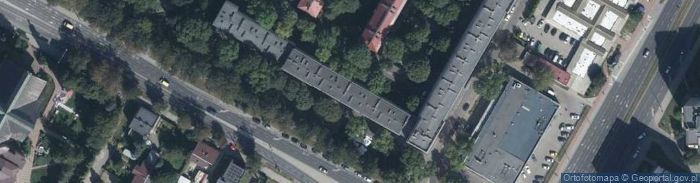 Zdjęcie satelitarne Droga Męczenników Majdanka ul.