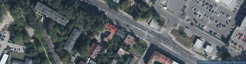 Zdjęcie satelitarne Droga Męczenników Majdanka ul.