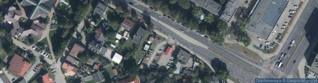 Zdjęcie satelitarne Droga Męczenników Majdanka ul.