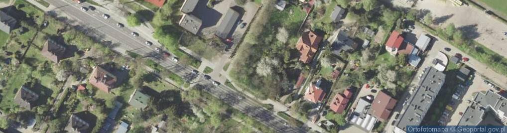 Zdjęcie satelitarne Droga Męczenników Majdanka ul.