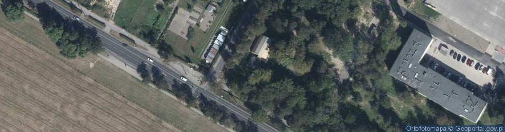 Zdjęcie satelitarne Droga Męczenników Majdanka ul.