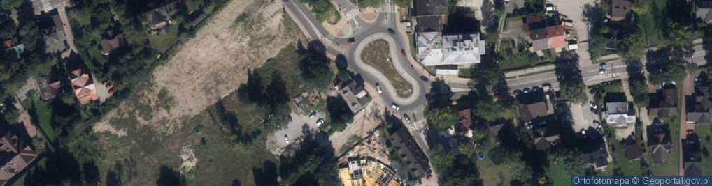 Zdjęcie satelitarne Droga na Bystre ul.