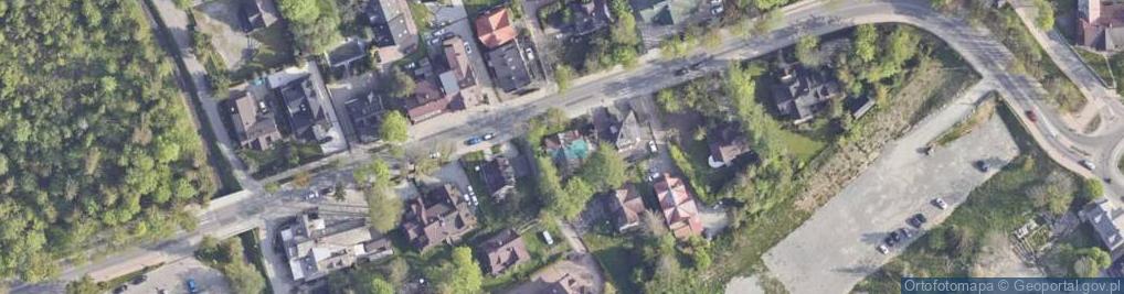 Zdjęcie satelitarne Droga na Bystre ul.