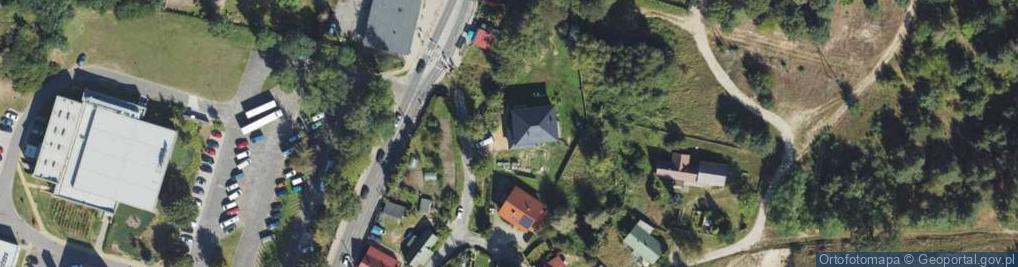 Zdjęcie satelitarne Drzonków-Boczna ul.