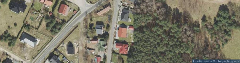 Zdjęcie satelitarne Drzonków-Leśna ul.