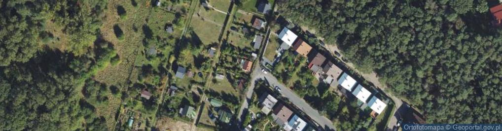 Zdjęcie satelitarne Drzonków-Ośrodkowa ul.