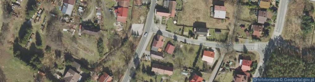 Zdjęcie satelitarne Drzonków-Podgórna ul.