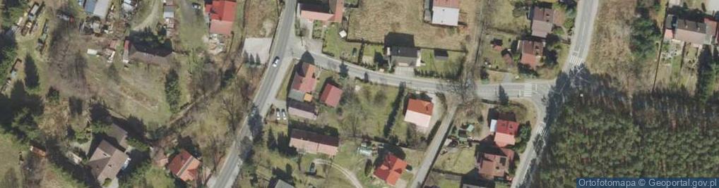 Zdjęcie satelitarne Drzonków-Podgórna ul.