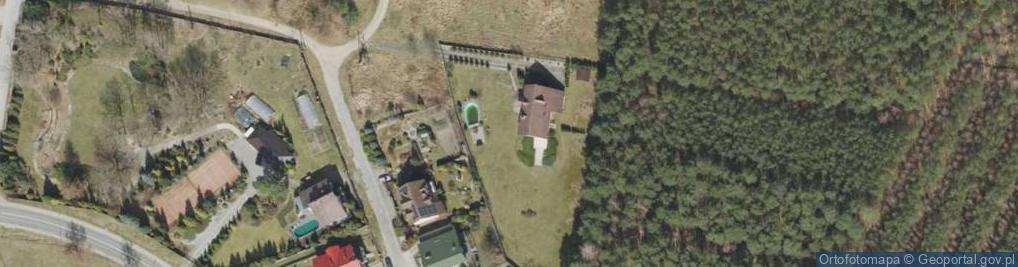 Zdjęcie satelitarne Drzonków-Rekreacyjna ul.