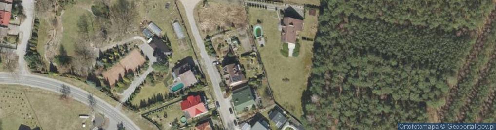 Zdjęcie satelitarne Drzonków-Rekreacyjna ul.