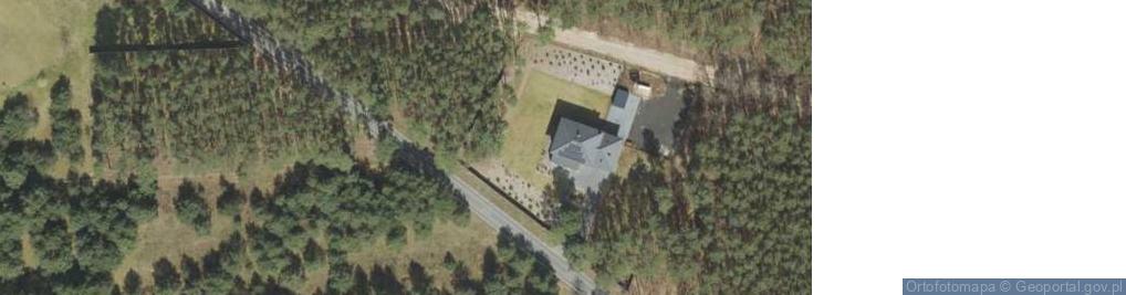 Zdjęcie satelitarne Drzonków-Słoneczna ul.