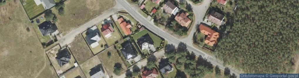 Zdjęcie satelitarne Drzonków-Słoneczna ul.