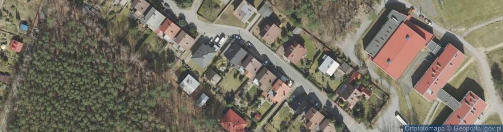 Zdjęcie satelitarne Drzonków-Szkolna ul.