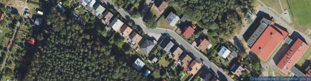 Zdjęcie satelitarne Drzonków-Szkolna ul.