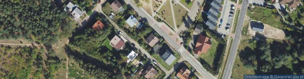 Zdjęcie satelitarne Drzonków-Szkolna ul.