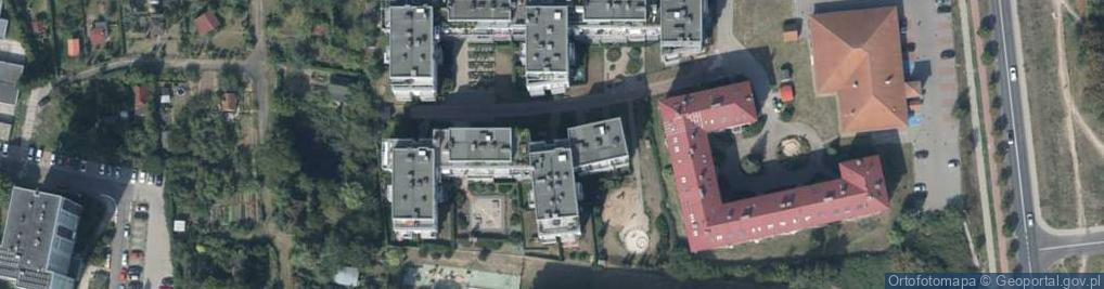 Zdjęcie satelitarne Duńska ul.