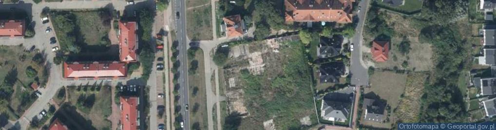 Zdjęcie satelitarne Duńska ul.