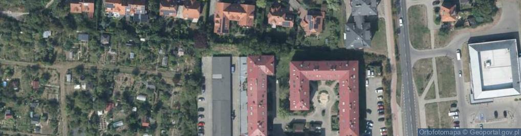 Zdjęcie satelitarne Duńska ul.