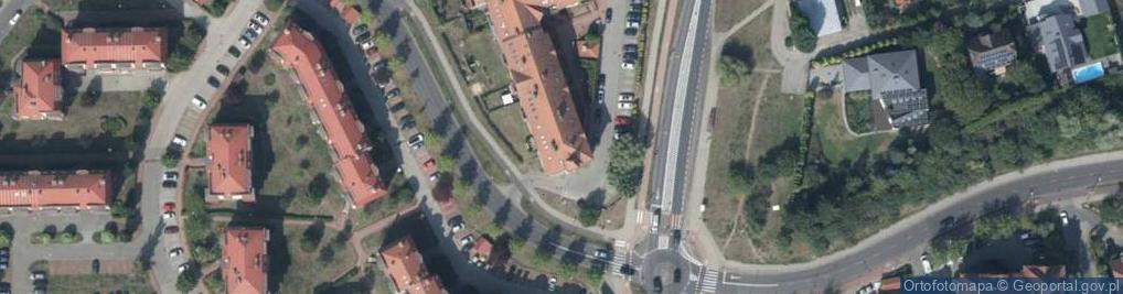 Zdjęcie satelitarne Duńska ul.