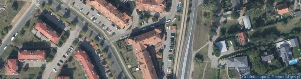 Zdjęcie satelitarne Duńska ul.