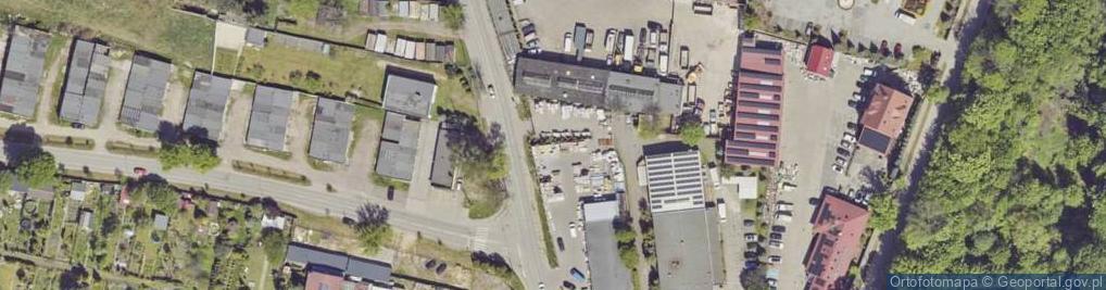 Zdjęcie satelitarne Dworska ul.