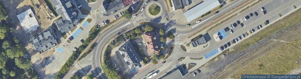 Zdjęcie satelitarne Dworcowa ul.