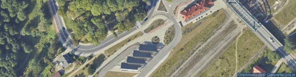 Zdjęcie satelitarne Dworzec ul.